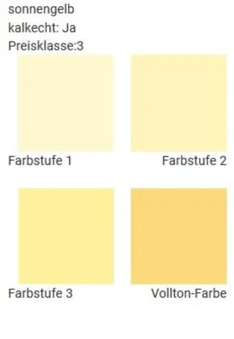 Casanatura Wandfarben in sonnengelb